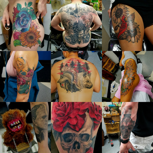 Find dragon arm tattoo ideas for your next unique tattoo in Leesburg at Trademark Body Art