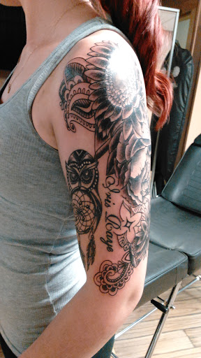 Explore burn the boats tattoo ideas, creative tattoo ideas in Newport, available at T N T Explosive Tattoo