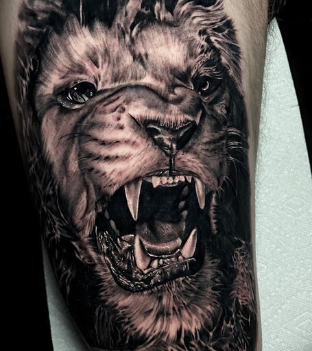 Explore jackalope tattoo ideas, creative tattoo ideas in Greenfield, available at Garden of Eden Tattoos