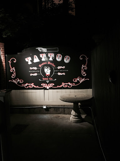 Explore stoicism tattoo ideas, creative tattoo ideas in Boston, available at Boston Barber & Tattoo Co.