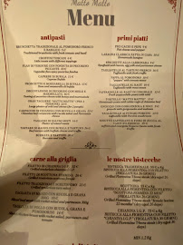 Restaurant Matto Matto Pizzeria Grill Ristorante à Florence (le menu)