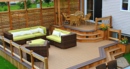 patio deck composite sans entretien trex