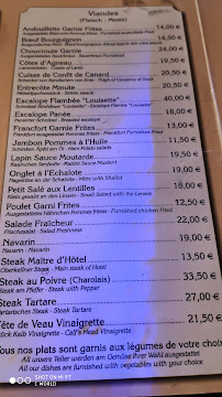 Chez Louisette à Saint-Ouen-sur-Seine menu