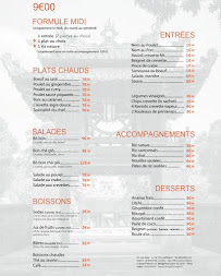 Menu du Restaurant Anh-Sang à Valence