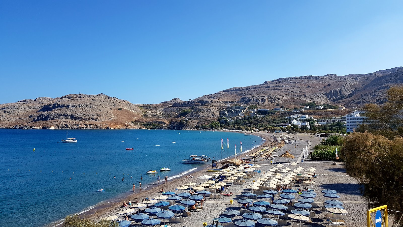 Foto van Vlicha Strand met turquoise puur water oppervlakte