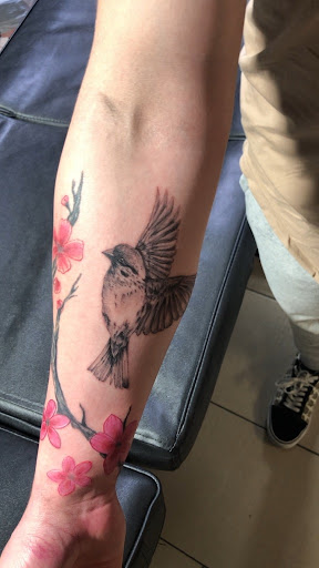 Explore phlebotomy tattoo ideas, creative tattoo ideas in Sarasota, available at SEVEN SINS Tattoo Studio