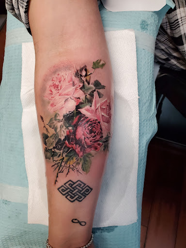 Explore mens chest tattoo ideas, creative tattoo ideas in Alhambra, available at IFA2 Tattoo Studio