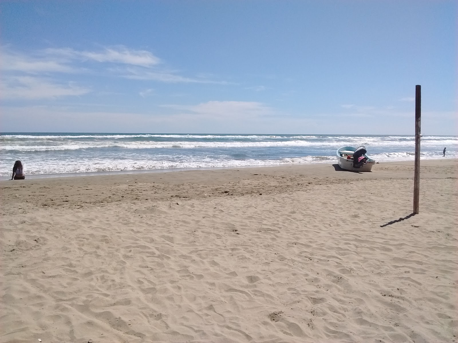 Foto av Playa Azul Michoacan med turkos rent vatten yta