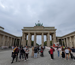 Tourist Information at Brandenburg Gate photo
