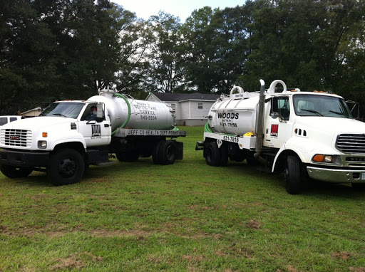 Woods Septic Tank Service in Mt Olive, Alabama