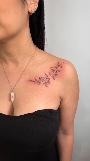 Explore time flies tattoo ideas, creative tattoo ideas in New York, available at In Due Time Tattoo