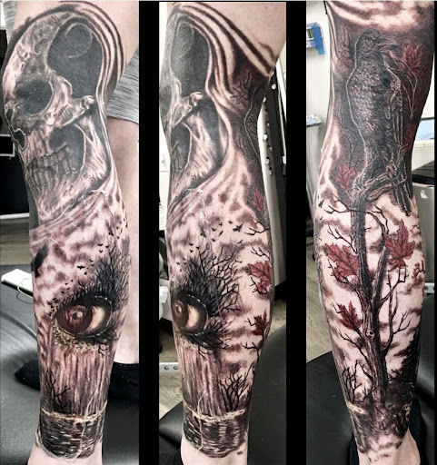 Explore coral reef tattoo ideas, creative tattoo ideas in Anchorage, available at Unique Ink AK