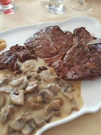 Steak du Restaurant français Auberge du lac à Trivy - n°7
