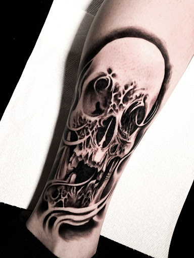 Explore kc chiefs tattoo ideas, creative tattoo ideas in Fayetteville, available at Sacred Raven Tattoo Shop