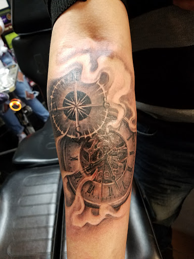 Explore evangelion tattoo ideas, creative tattoo ideas in Albuquerque, available at Por Vida Tattoo