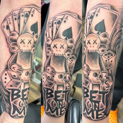 Find wave tattoo ideas for your next unique tattoo in Vincennes at Silver Owl Tattoo