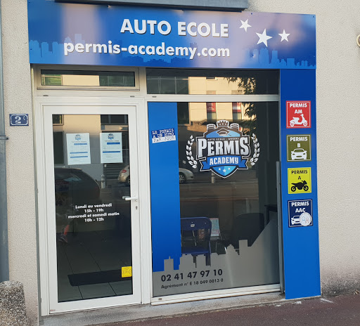 Permis Academy Jean Moulin à Angers, Maine-et-Loire