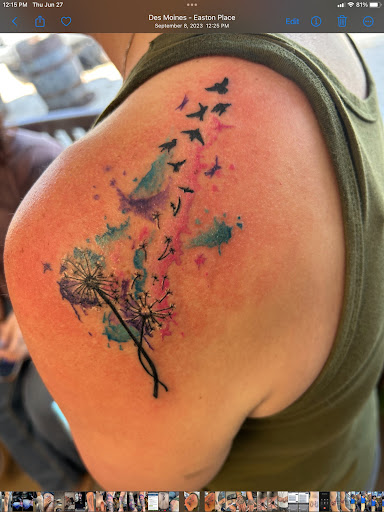 Explore witch moon tattoo ideas, creative tattoo ideas in Des Moines, available at Adrenaline Studios Tattoo