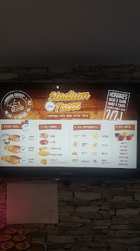 Stadium Tacos Snack Livraison à Fréjus carte
