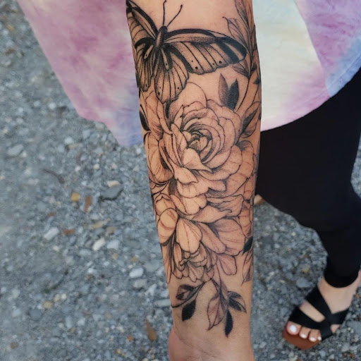 Explore memorial tattoo ideas for grandfather, creative tattoo ideas in Covington, available at Covington Tattoo Emporium