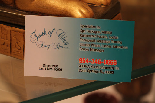 Day Spa «Touch of Class Day Spa», reviews and photos, 3000 N University Dr A, Coral Springs, FL 33065, USA