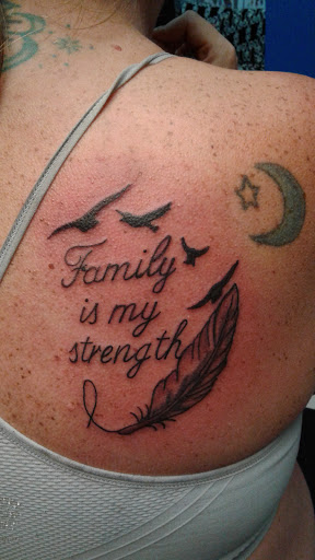 Explore men's shin tattoo ideas, creative tattoo ideas in Bradenton, available at Memory Lane Tattoo Co.