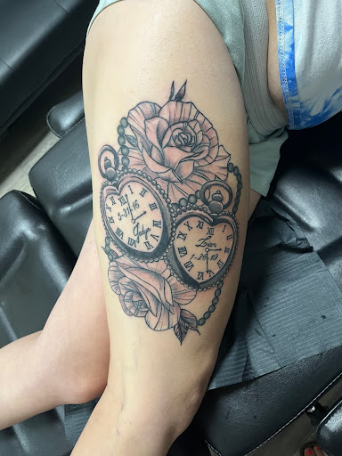Explore mens tattoo cover up ideas, creative tattoo ideas in Northern Cambria, available at Chey Kline Tattoos LLC