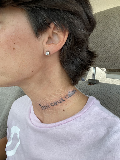 Explore smile now cry later tattoo ideas, creative tattoo ideas in Burlington, available at Valkyrie Tattoo LLC