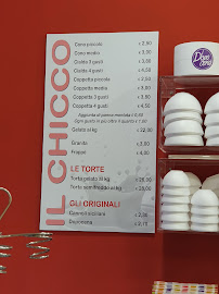 Menu du Il Chicco à Oristano