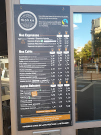 Carte du Mokka Coffee House à Rennes