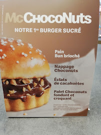 Menu du McDonald's à Solliès-Pont
