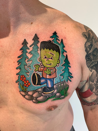 Explore mens wrist tattoo ideas, creative tattoo ideas in Carmel, available at Forever Gallery Tattoo