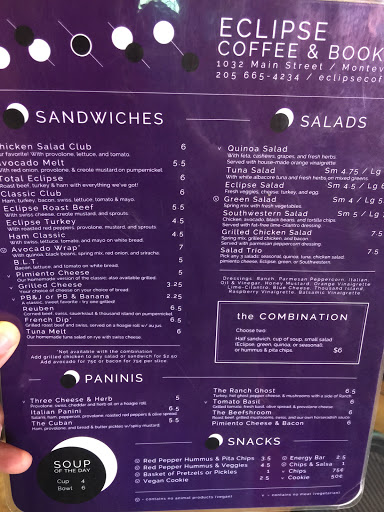 Restaurant or Cafe «Eclipse Coffee & Books», reviews and photos, 1032 Main St, Montevallo, AL 35115, USA