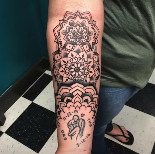 Explore thin line tattoo ideas, creative tattoo ideas in Stevens Point, available at Black Rabbit Tattooing