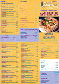 Menu du Pizzeria Al Semaforo à Pontoglio