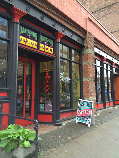 Explore leg tattoos ideas, creative tattoo ideas in Seattle, available at Jackson Street Tattoo Company