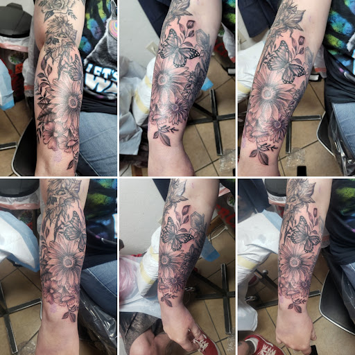Explore small number tattoo ideas, creative tattoo ideas in Elko, available at Custom Tattoos and Body Piercing Studio