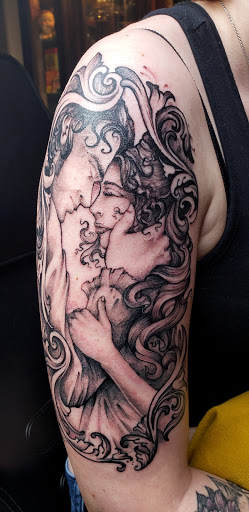 Explore tattoo ideas on forearm for woman, creative tattoo ideas in Fuquay Varina, available at 401 Tattoo and Antiquities