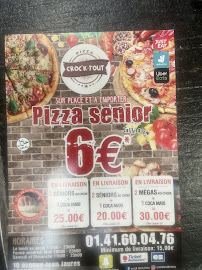 Crock Tout pizza à Drancy menu