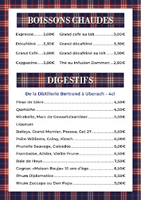 Restaurant Winstub Zuem Buerestuebel Niederbronn à Niederbronn-les-Bains carte