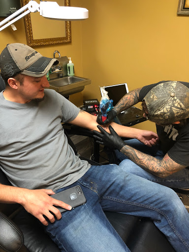 Explore lady justice tattoo ideas, creative tattoo ideas in Warner Robins, available at Untold Pain Tattoo Studio