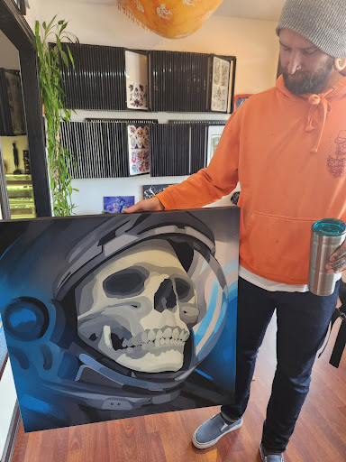 Explore mask tattoo ideas, creative tattoo ideas in Spokane, available at Feel Good Ink