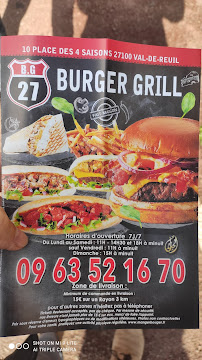 Aliment-réconfort du Restauration rapide Burger 27 Grill à Val-de-Reuil - n°19