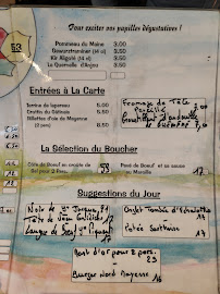 Menu / carte de Le Nord Mayenne à Asnières-sur-Seine