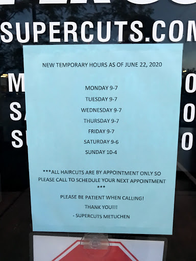 Hair Salon «Supercuts», reviews and photos, 665 Middlesex Ave, Metuchen, NJ 08840, USA