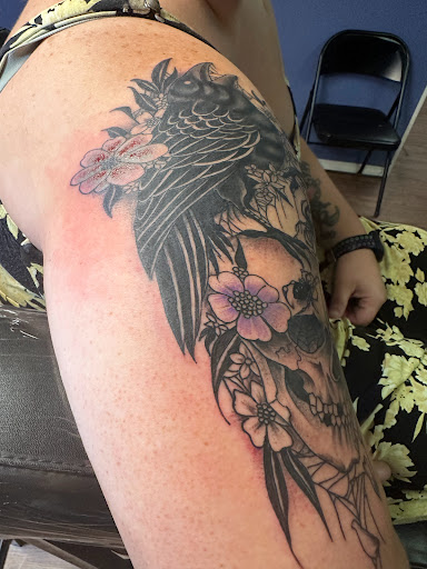 Explore architecture tattoo ideas, creative tattoo ideas in Tupelo, available at Primal Ink Tattoo Studio