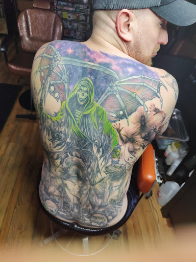 Find good vs evil tattoo ideas for your next unique tattoo in Lake Villa at Eternal Tiger Tattoo