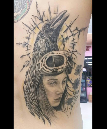 Explore face tattoo ideas male, creative tattoo ideas in Hudson, available at Synchronicity Tattoo Studio Llc