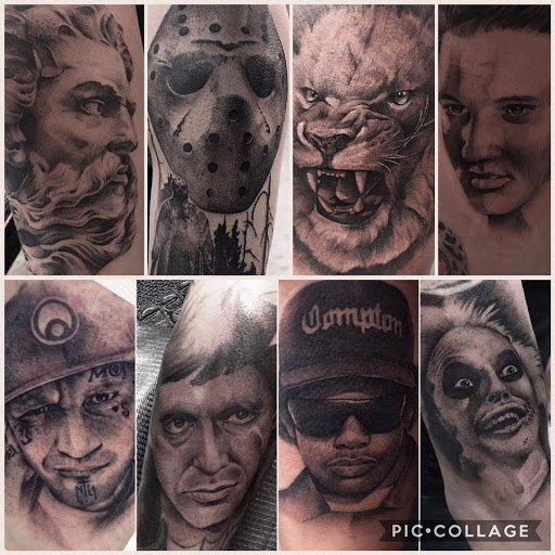 Explore kratos tattoo ideas, creative tattoo ideas in Denver, available at Nocturnal Tattoo