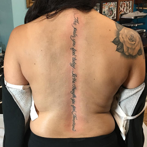 Explore virgo sign tattoo ideas, creative tattoo ideas in Stockton, available at Stockton Tattoo & Piercing